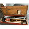 Image 1 : Vintage Tripod Light Pole w/Transformer and Crate