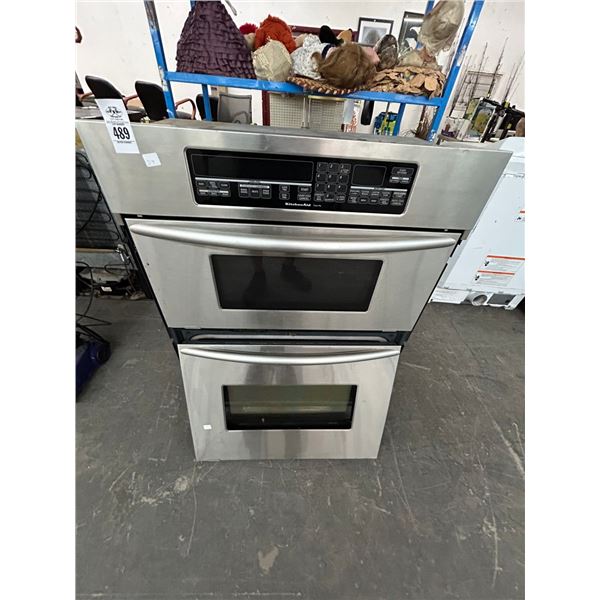 Kitchen Aid Wall Mount Electric Double Oven - Needs Repair