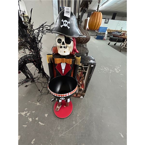 Halloween Pirate Lighted Door Greeter