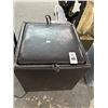 Image 1 : Mocha Padded Storage Ottoman