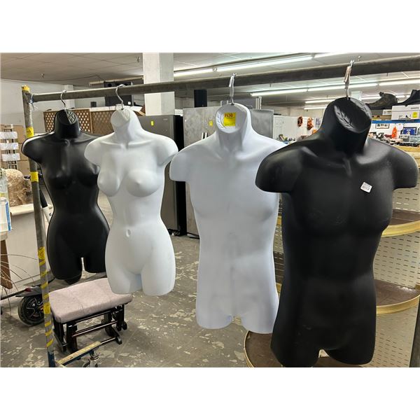 Hanging Clothes Male/Female Bust - 4