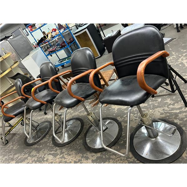 4-Hydraulic Salon Chair - 4 X $