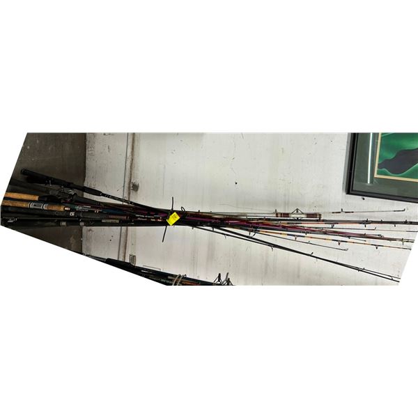 Lot of Fishing Poles