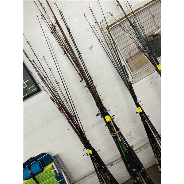 Lot of Fishing Poles