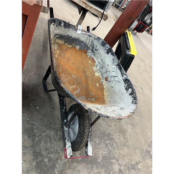 Husky Black Wheelbarrow