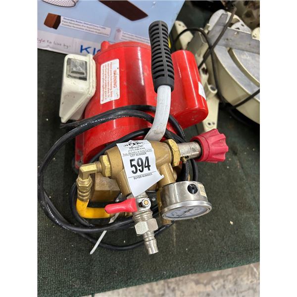 Induction Motor w/Reed EHTP500 Test Pump
