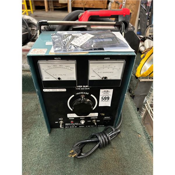 Staco Bench Top AC Power Supply