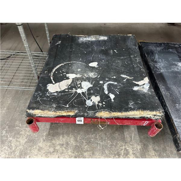 Red Flat Cart  2'  X  2'