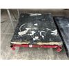 Image 1 : Red Flat Cart  2'  X  2'