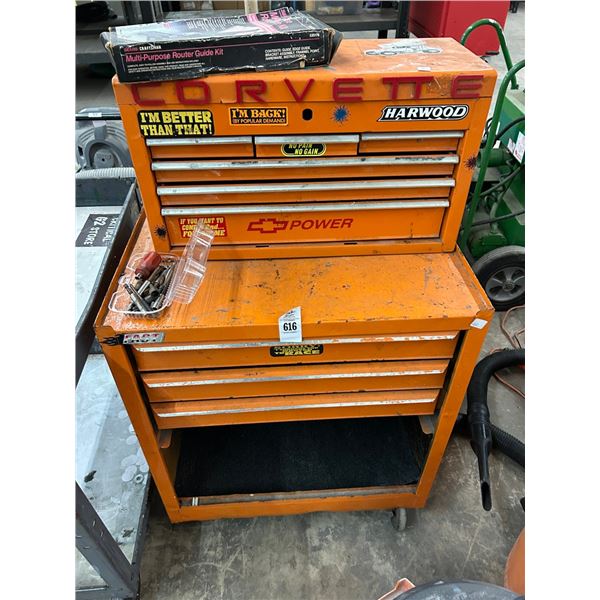 Harwood Orange 11 Compartment Stack Toolbox