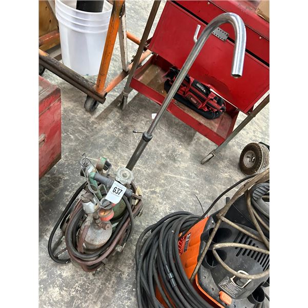 Oxygen Acetelyne Torch w/Dolly