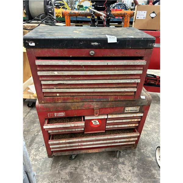 Red 16 Compartment Stack Toolbox