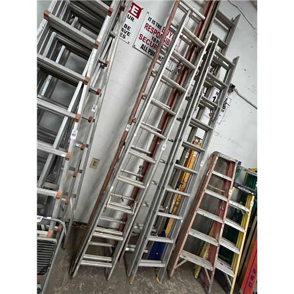 Alum. Approx.  20'  Ext. Ladder