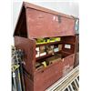 Image 1 : Large Red Rolling Job Box