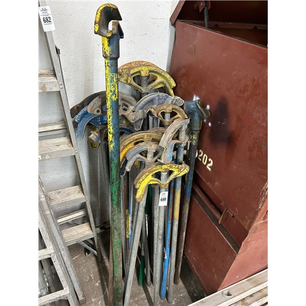 Lot of Conduit Benders