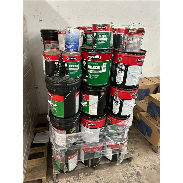 Pallet of Fiber Coat Liquid Fiber Coating