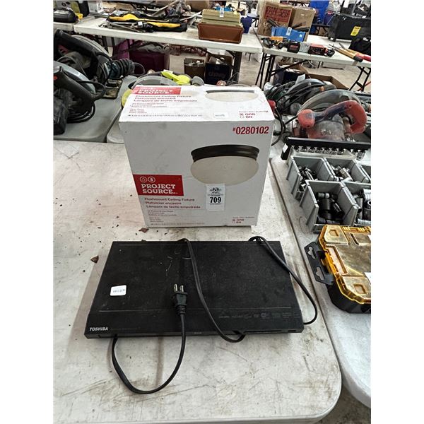 DVD Player, Flush Mount Fixture