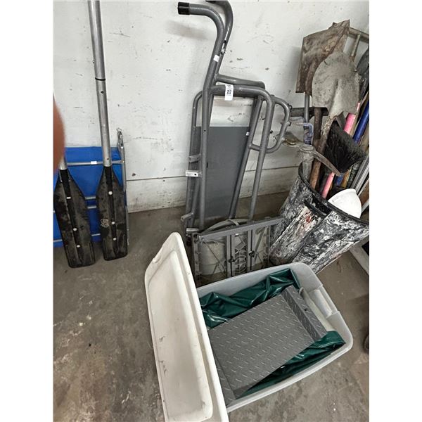 Outcast Inflatable Pontoon Float Boat w/Seat/Platform and Lidded Container