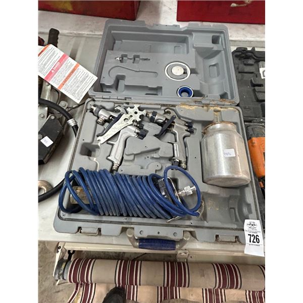 Kobalt Paint Spray Gun Set, Ridgid Air Brad Nailer