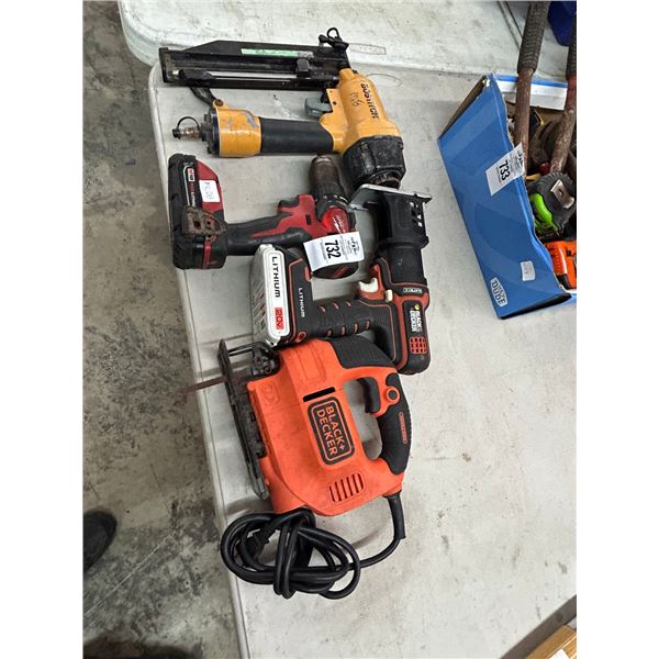 B & D Electric Drill Saw Bostitch Air Brad Nailer, Electric Drill/Jig Saw