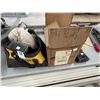 Image 1 : Dewalt Tool Bag w/Hardware, Honeywell Thermostats, Bosch Level