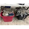 Image 1 : Bins w/Anchors, Rope