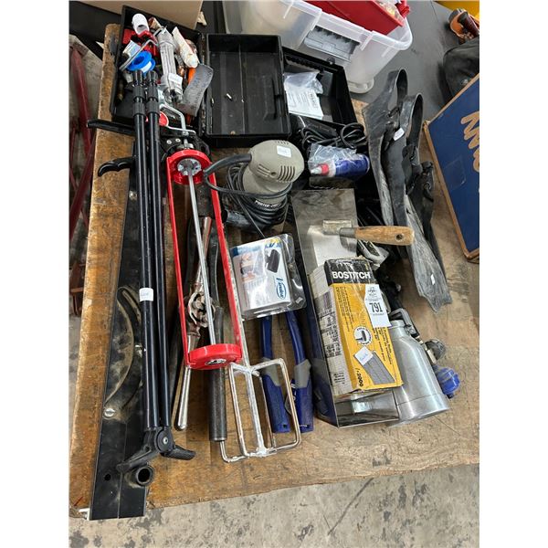Orbital Sander, Paint Spray Gun, Swim Fin, Wall Trimmer, Hardware