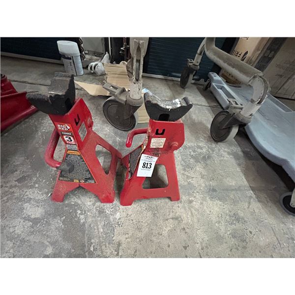 Big Red 3 Ton Jack Stands - Pair