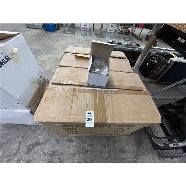 Cases 2 w/New SS Sink Drains