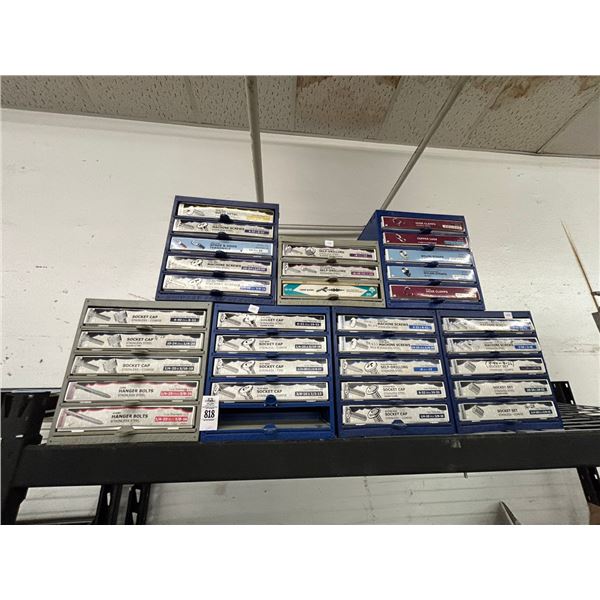 7-Hardware Bin w/Hardware - 7 X $