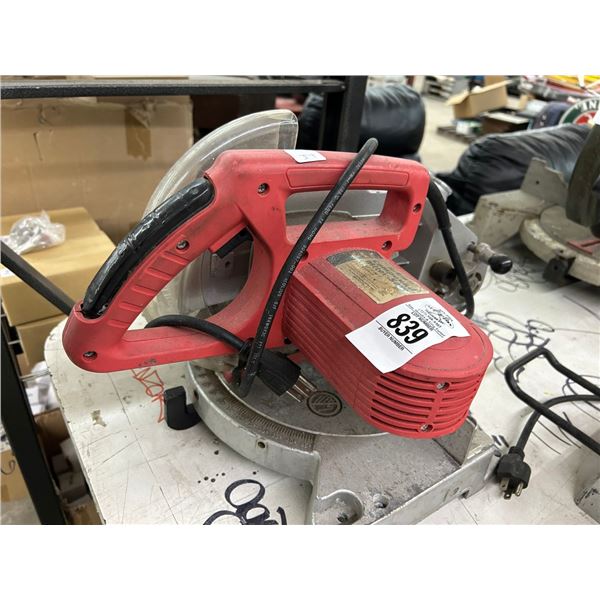Small Red Miter Saw