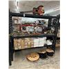 Image 1 : Black Heavy Duty 3 Shelf Storage Rack w/Waterfall Decking