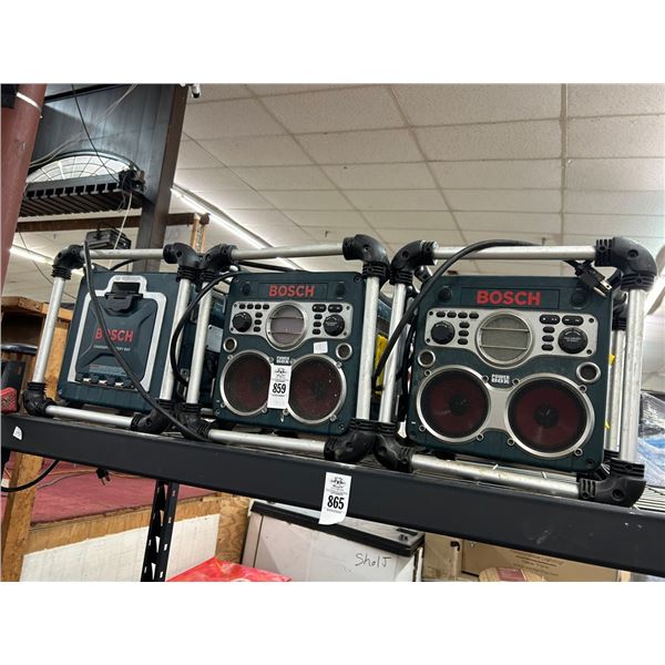 3-Bosch Battery Day Stereo Unit - 3 X $