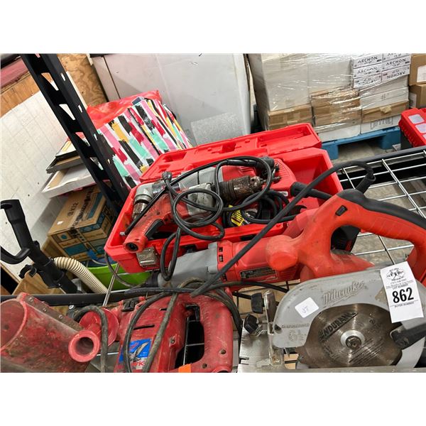 Milwaukee Electric Angle Drill, Standard Drill, Demolition Hammers, Cordless Circular Saw