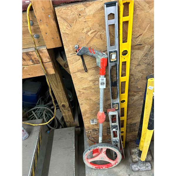 Measuring Wheels, Levels