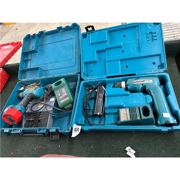 Makita Cordless Drills w/Battery/Charger - 2