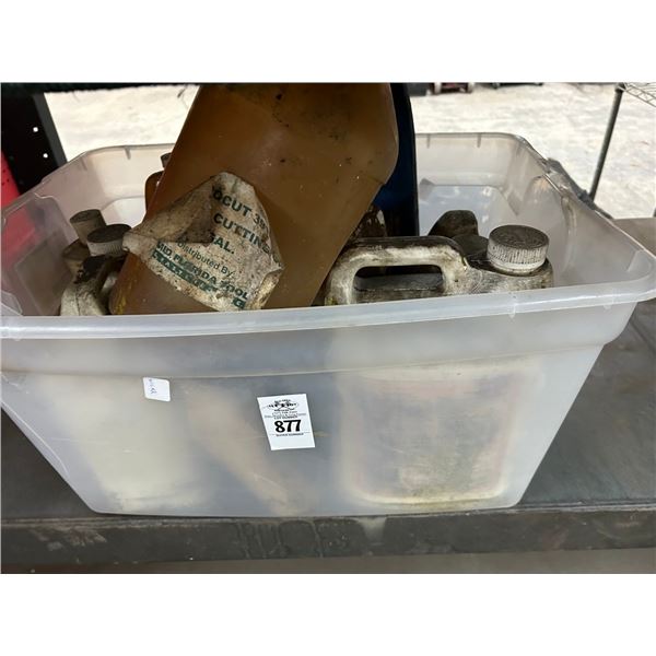 Bin w/Asst. Lubricants