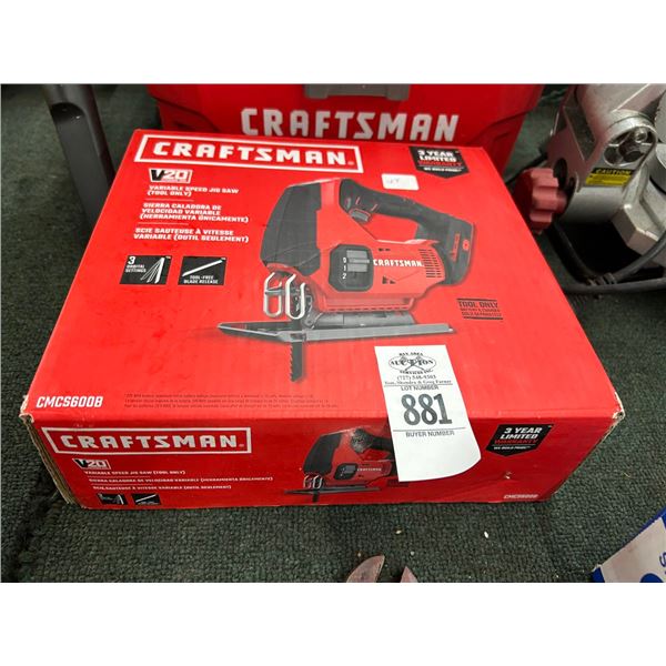 Craftsman New Cordless Jigsaw Tool - Only in Box