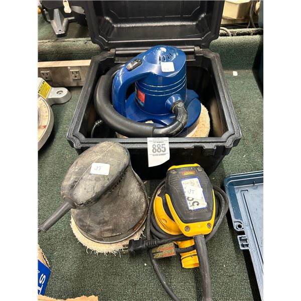 Dewalt Orbital Sander, 2 Electric Sander, Buff Case