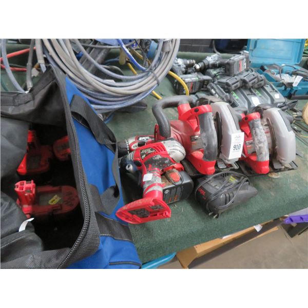 Skil Cordless Drills, Circular Saws w/Battery Charger