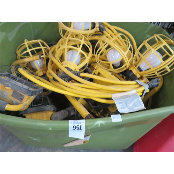 String Lights/Flood Light w/Tub