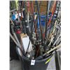 Image 1 : Waste Can Full Of Fishing Poles