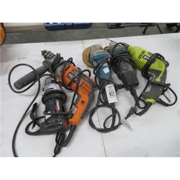 Heavy Duty Electric Drills, Grinder, Roto Zip