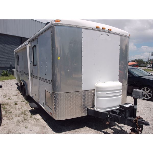 2002 Campmaster T/A 20' Encl Trlr w/DP Ramp