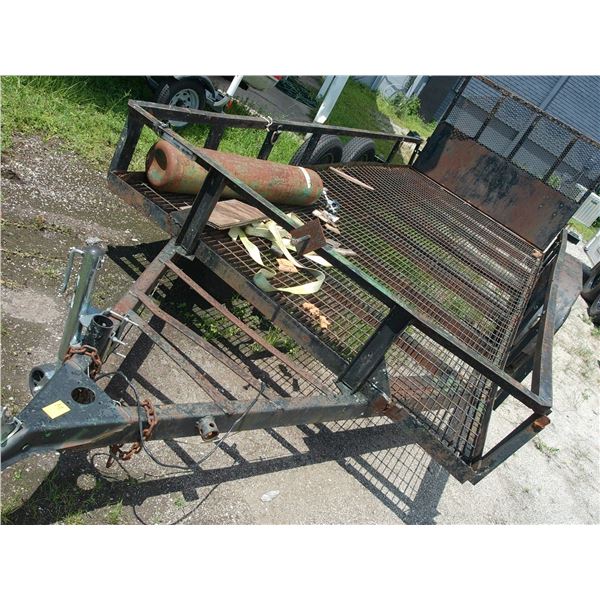 T/A  17' Equipment Trailer w/Ramp - No Title Required