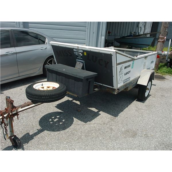 S/A DP Bed  4'  X  8'  Utility Trailer - No Title Required