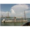 Image 1 : Heavy  15'  X  40'  Crane Barge w/Twin Suzuki 350's & Altec Telescoping