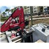 Image 10 : Alum Approx.  12'  X  25'  Knuckle Crane Barge w/Twin Suzuki 150's