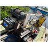 Image 4 : Alum.  8'  X  20'  Knuckle Crane Barge w/Twin Yamaha 200's