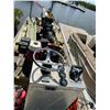 Image 6 : Alum.  8'  X  20'  Knuckle Crane Barge w/Twin Yamaha 200's